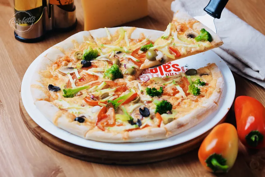 Фотография блюда пицца Пицца вегетариано