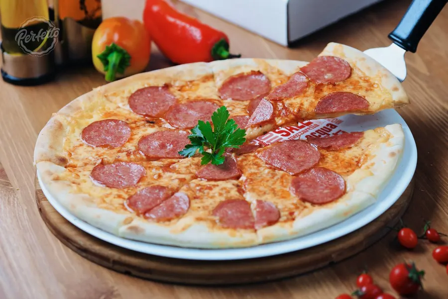 Фотография блюда пицца Пицца пепперони
