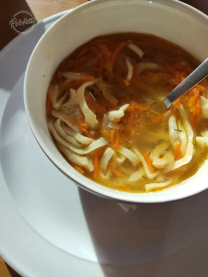 Фотография блюда Куриный суп с лапшой